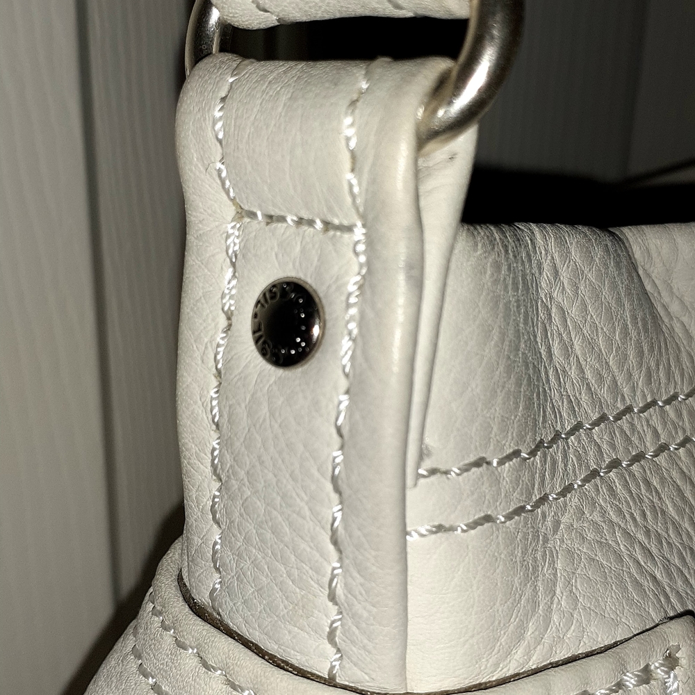 Fossil Cream Leather Shoulder Bag - Picture 3 of 11